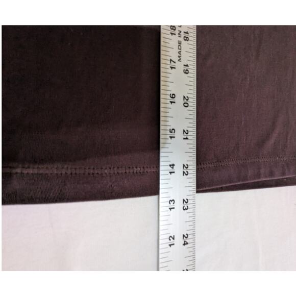 c.l.o.t.h.e.s Brown wmns Top Sz L fabric slinky Acetate/Span Travel Fabric EUC - Picture 6 of 7